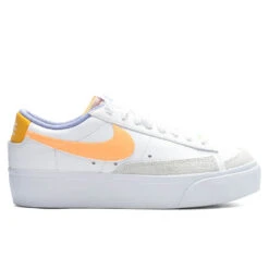 Nike Women's Blazer Low Platform - White/Peach Cream
