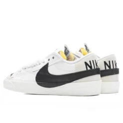 Nike Women's Blazer Low '77 Jumbo - White/Black/Sail -Fashion Clothing Store Nike Women s Blazer Low 77 Jumbo White Black White DQ1470 101 11 08 22 Feature VR 2