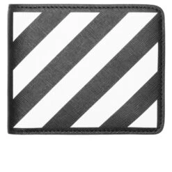 Binder Diag SAF Bifold Wallet - Black/White -Fashion Clothing Store Off White c o Virgil Abloh Binder Diag SAF Bifold Wallet Black White OMNC051C99LEA0011001 09 15 22 Feature DUKE