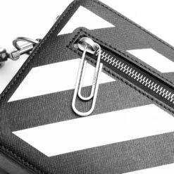 Binder Diag Saff Clutch - Black/White 9 Binder Diag Saff Clutch - Black/White -Fashion Clothing Store Off White c o Virgil Abloh Binder Diag Saff Clutch Black White OMNM020F22LEA0011001 11 20 22 Feature JM 9