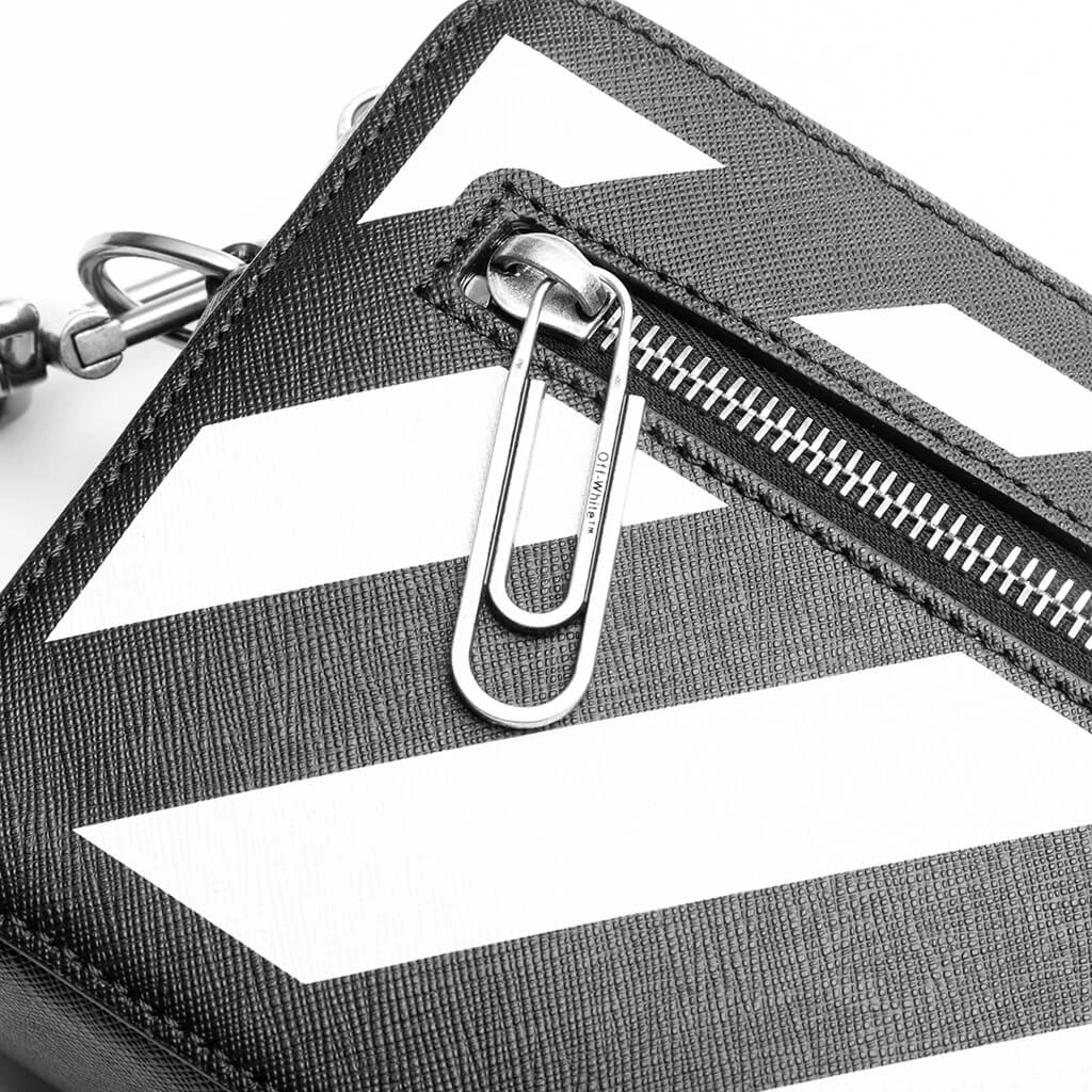 Binder Diag Saff Clutch - Black/White 4 Binder Diag Saff Clutch - Black/White - Image 4