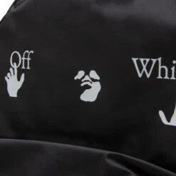 OW Logo PVC Backpack - Black/White -Fashion Clothing Store Off White c o Virgil Abloh OW Logo PVC Backpack Black White OMNB029F20PLA0011001 10 30 2020 01 6