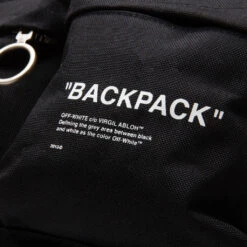 Quote Tote Backpack - Black/White 6 Quote Tote Backpack - Black/White -Fashion Clothing Store Off White c o Virgil Abloh Quote Tote Backpack Black White OMNB017F20FAB0021001 10 29 2020 01 6