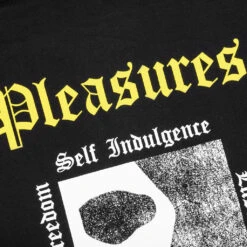Pleasures Reality Hoodie - Black -Fashion Clothing Store PLEASURES Reality Hoodie Black P22W063 BLACK 12 29 22 Feature DV 7