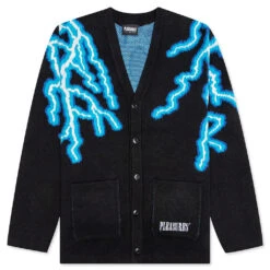 Pleasures Volt Jacquard Cardigan - Black