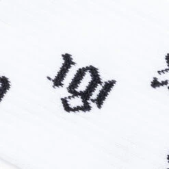 Palm Angels Broken Logo Socks - White/Black -Fashion Clothing Store Palm Angels Broken Logo Socks White Black PMRA001R21FAB0030110 12 05 2020 01 2