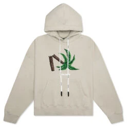 Palm Angels Broken Palm Hoody - Beige/Green