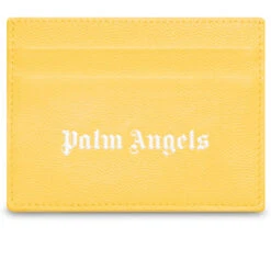 Palm Angels Card Holder Caviar - Yellow/White