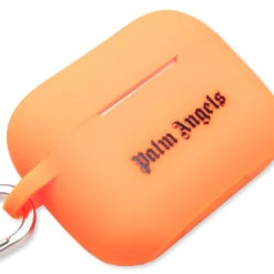 Palm Angels Classic Logo Air-Pod Pro Case - Orange/Black 4 Palm Angels Classic Logo Air-Pod Pro Case - Orange/Black -Fashion Clothing Store Palm Angels Classic Logo Air Pod Pro Case Orange Black PMZA004S22PLA0012010 06 04 22 Feature DV 3