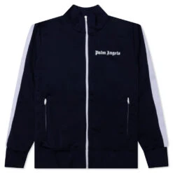 Palm Angels Classic Track Jacket - Navy Blue