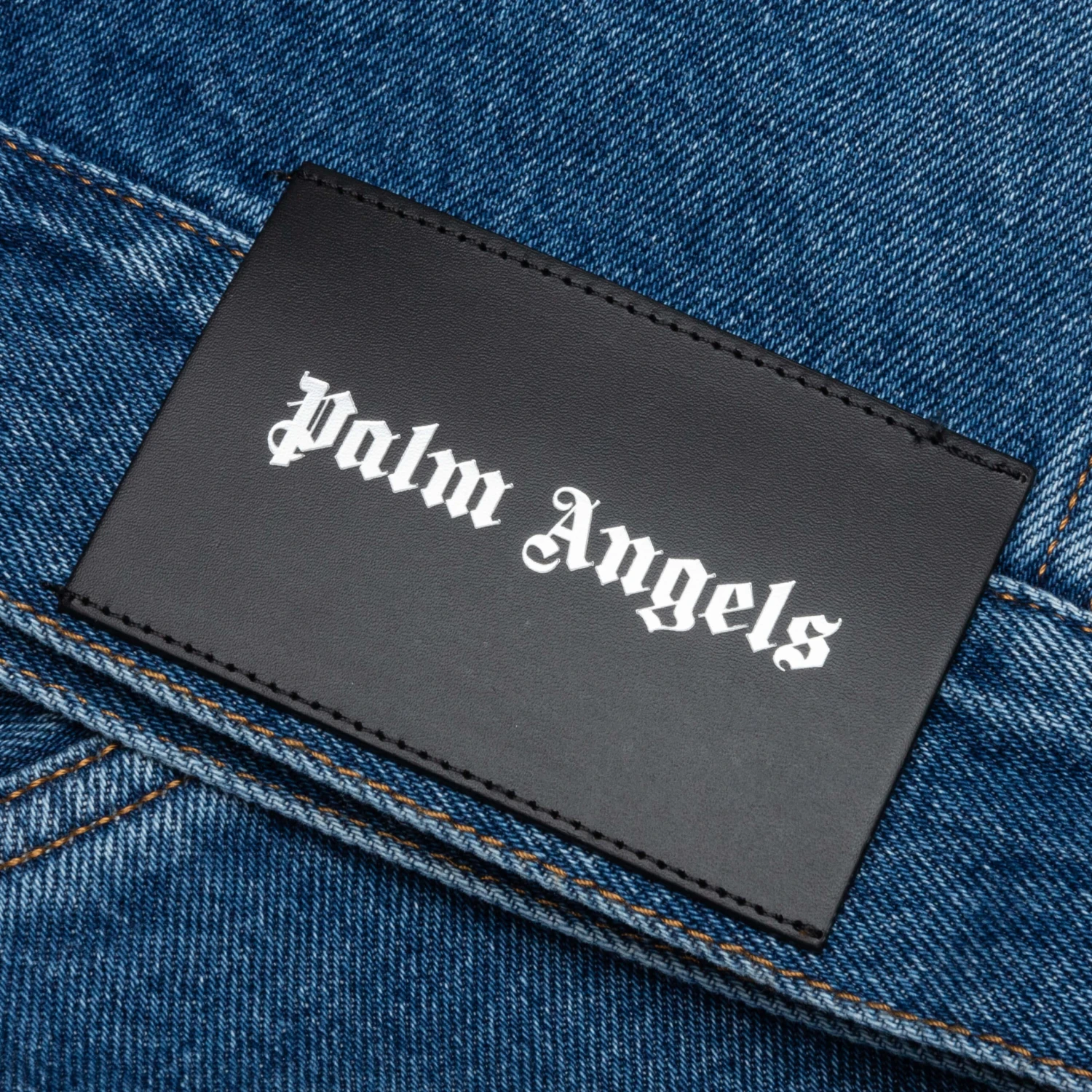 Palm Angels Indigo Track Denim Jacket - Light Blue 5 Palm Angels Indigo Track Denim Jacket - Light Blue - Image 5
