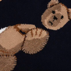 Palm Angels PA Bear Cardigan - Black/Brown -Fashion Clothing Store Palm Angels PA Bear Cardigan Black Brown PMHB006F21KNI0011060 11 18 2021 01 3