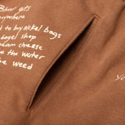 Pleasures Remote Sweatpants - Brown -Fashion Clothing Store Pleasures Remote Sweatpants Brown P21W026 BROWN 12 21 2021 01 7