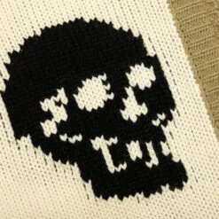 Pleasures Wisdom Zip Cardigan - Tan -Fashion Clothing Store Pleasures Wisdom Zip Cardigan Tan P22F034 TAN 11 10 22 Feature VR 3