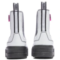 Puma Women's Mayze Chelsea Pop - White/Black -Fashion Clothing Store Puma Women s Mayze Chelsea Pop White Black 384549 02 11 20 22 Feature JM 6