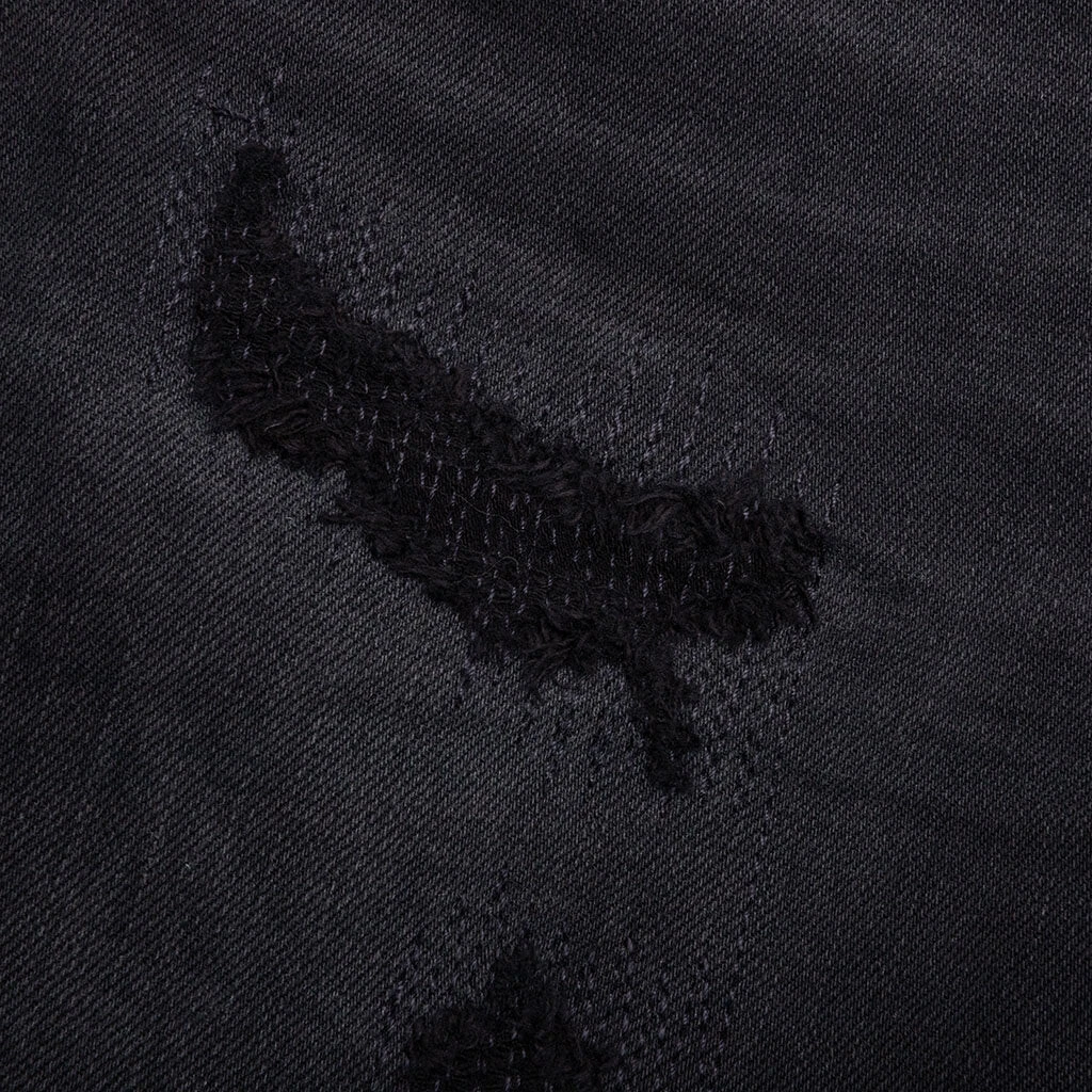 P001 - Black Quilted Destroy Pocket 5 P001 - Black Quilted Destroy Pocket - Image 5