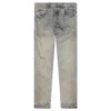 P005 - Super Light Indigo Oil Repair Slim Straight