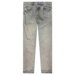 P005 - Super Light Indigo Oil Repair Slim Straight