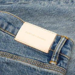 Vintage Indigo Destroy Boot - Light Indigo -Fashion Clothing Store Purple Brand Vintage Indigo Destroy Boot Light Indigo P004 VILD323 LT INDIGO 10 07 23 Feature KN 6