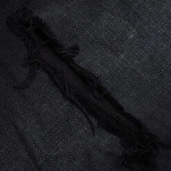 P001 - Black Resin Knee Slit -Fashion Clothing Store Purple Denim P001 Black Resin Knee Slit P001 BRKS122 12 22 2021 01 4