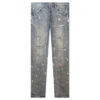 Purple Denim P001 - Light Indigo Pant Grey Coated