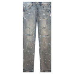 Purple Denim P001 - Light Indigo Pant Grey Coated