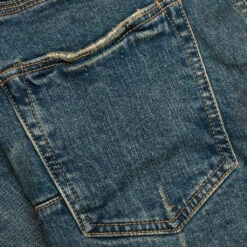 P001 - Mid Indigo Frayed Blowouts 7 P001 - Mid Indigo Frayed Blowouts -Fashion Clothing Store Purple Denim P001 Mid Indigo Frayed Blowouts P001 MIFB222 08 20 22 Feature DV 4