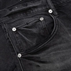 P002 - Bandana Patch Pocket Black -Fashion Clothing Store Purple Denim P002 Bandana Patch Pocket Black P002 BPB 01 29 2022 01 4