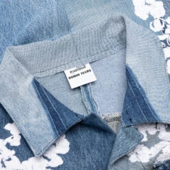 Readymade X Denim Tears CTN Wreath Track Jacket - Blue -Fashion Clothing Store ReadyMade CTN Wreath Track Jacket Blue RE DT BL 00 00 14 10 13 23 Feature KN 13