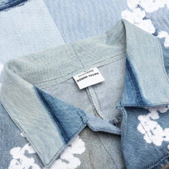 Readymade X Denim Tears CTN Wreath Track Jacket - Blue -Fashion Clothing Store ReadyMade CTN Wreath Track Jacket Blue RE DT BL 00 00 14 10 13 23 Feature KN 7