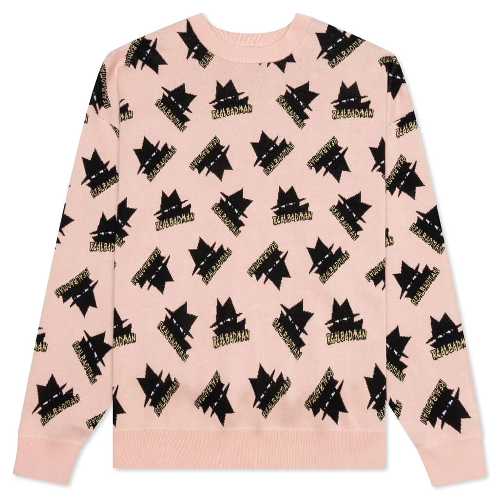 Rather Large Sweater - Pink 1 Rather Large Sweater - Pink