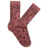 Rhude Bandana Jacquard Sock - Mauve