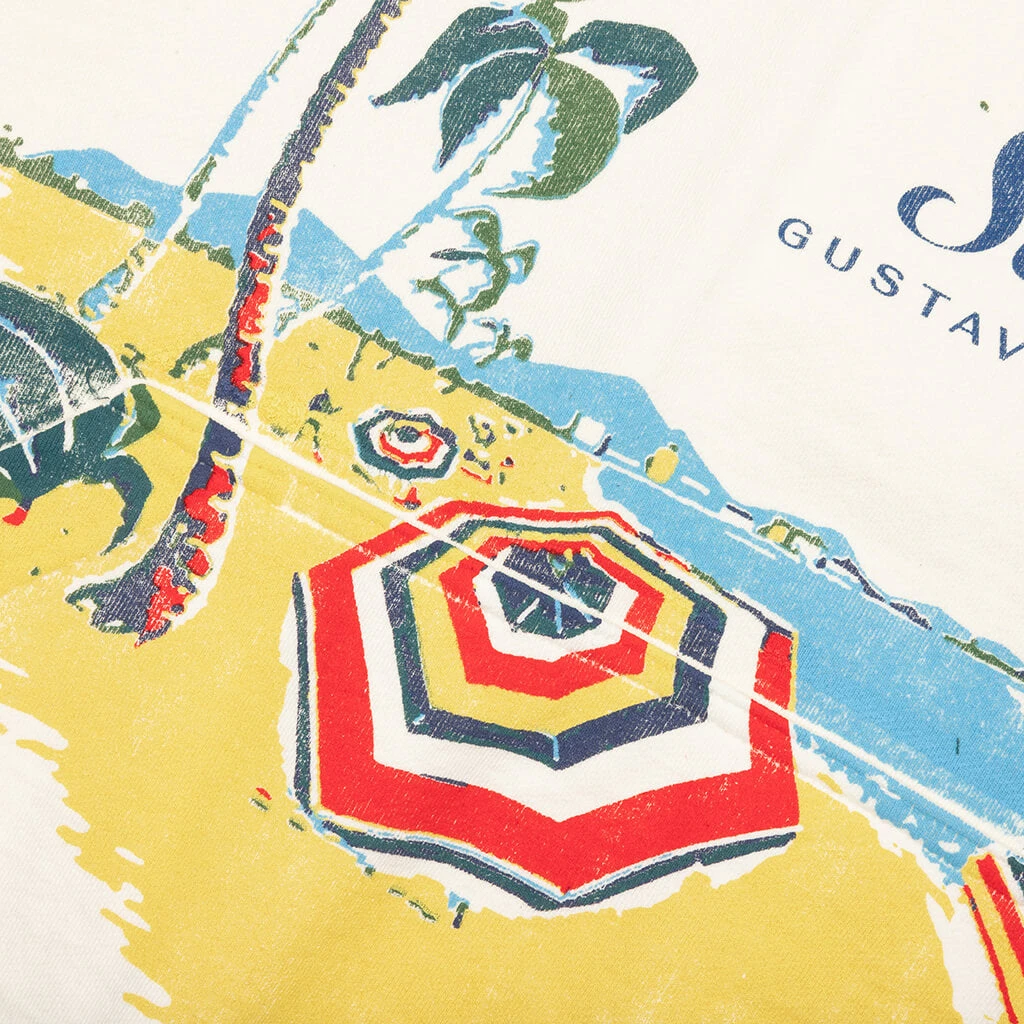 Rhude Beach Club Hoodie - Vintage White 4 Rhude Beach Club Hoodie - Vintage White - Image 4