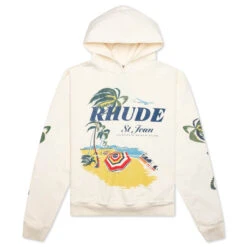 Rhude Beach Club Hoodie - Vintage White