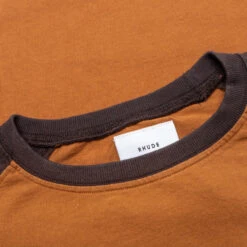 Rhude Black Hills L/S Raglan Sweatshirt - Camel/Black -Fashion Clothing Store Rhude Black Hills L S Raglan Sweatshirt Camel Black RHPF23TT010126921692 09 27 23 Feature JP 8 scaled