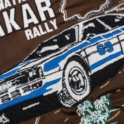 Rhude Crepe Satin Souvenir Jacket - Brown/Cream -Fashion Clothing Store Rhude Crepe Satin Souvenir Jacket Brown Cream RHPF23JA021536761676 09 27 23 Feature JP 7