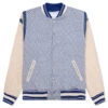 Rhude Jacquard Lightning Bomber - Multi Blue/Ivory