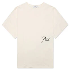 Rhude Reverse Tee - Vintage White