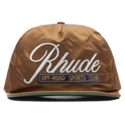Rhude Sports Club Nylon Hat - Camel