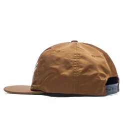 Rhude Sports Club Nylon Hat - Camel -Fashion Clothing Store Rhude Sports Club Nylon Hat Camel RHPF23HA130050030003 09 25 23 Feature VR 5