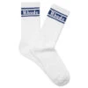 Rhude Stripe Logo Sock - White/Navy