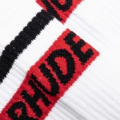 Rhude Two Stripe Logo Sock - White/Red/Black -Fashion Clothing Store Rhude Two Stripe Logo Sock White Red Black RHU08PF20101 RED 12 17 2020 01 b1557039 e08d 4acd bd70 ec202b987cf7 scaled