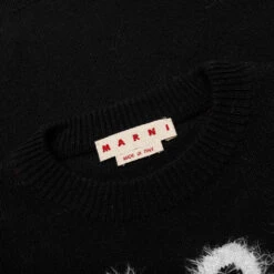 Marni Roundneck Sweater - Black -Fashion Clothing Store Roundneck Sweater Black GCMG0353Q0 UFH942 00N99 09 01 23 Feature JP 6
