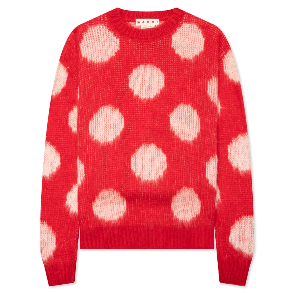 Marni Roundneck Sweater - Tulip 1 Marni Roundneck Sweater - Tulip