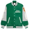 Saint Michael X Shermer Academy Pigeon Varsity Jacket - Green