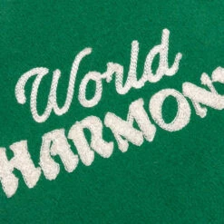 Saint Michael X Shermer Academy Pigeon Varsity Jacket - Green -Fashion Clothing Store Saint Michael Pigeon Varsity Jacket Green SM S23 0000 090 07 13 23 Feature KN 7 scaled