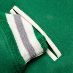 Saint Michael X Shermer Academy Pigeon Varsity Jacket - Green -Fashion Clothing Store Saint Michael Pigeon Varsity Jacket Green SM S23 0000 090 07 13 23 Feature KN 8 scaled