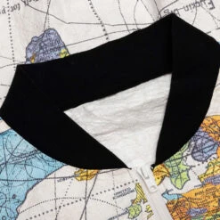 Saint Michael X Dr. Woo World Map Jacket - White -Fashion Clothing Store Saint Michael World Map Jacket White SM S23 0000 084 07 13 23 Feature KN 5 scaled