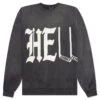 Saint Michael X Denim Tears Hell Crew Sweater - Black