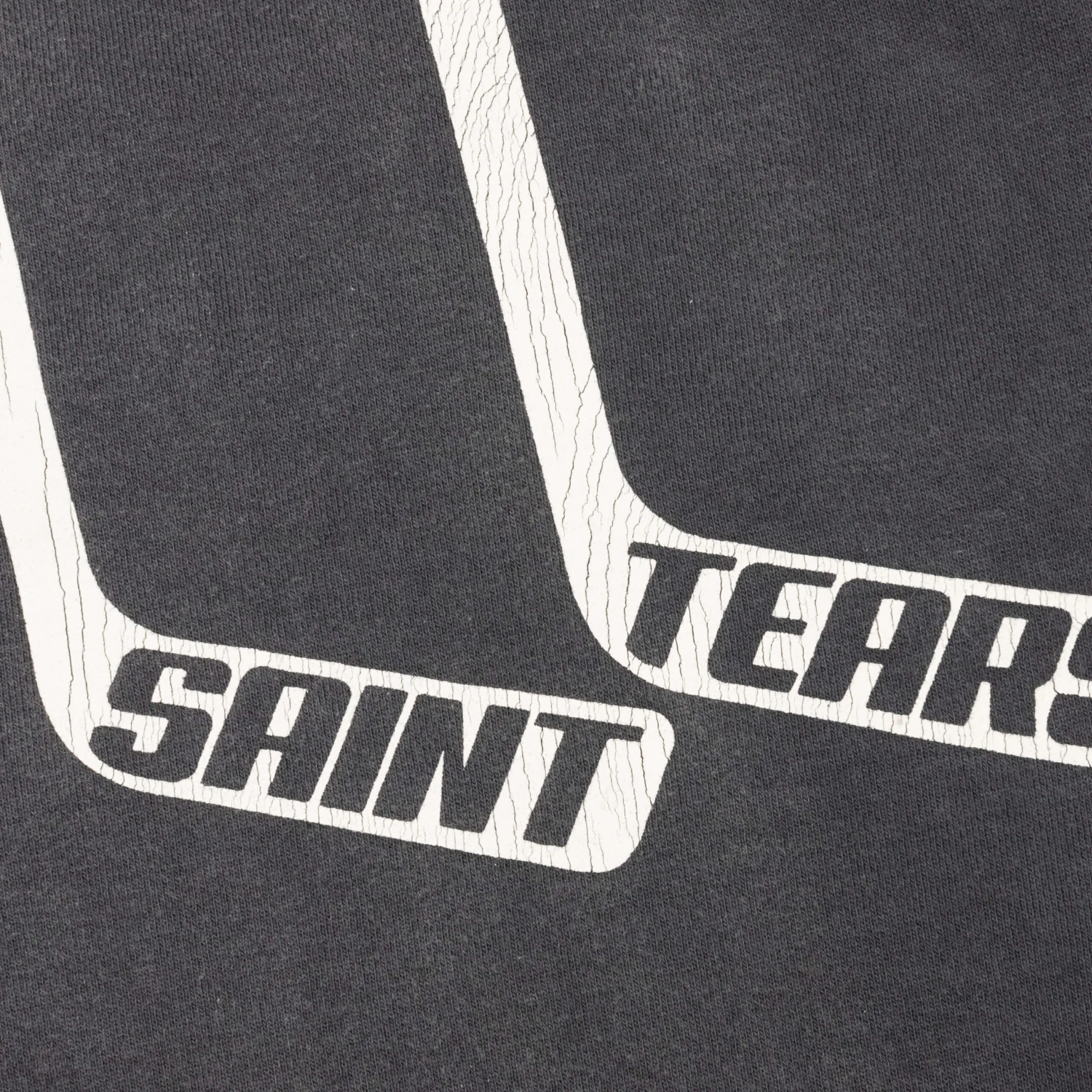 Saint Michael X Denim Tears Hell Crew Sweater - Black 4 Saint Michael X Denim Tears Hell Crew Sweater - Black - Image 4